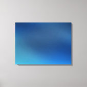 Kobalt Turquoise Blue & Grey Abstract Canvas afdru (Voorkant)