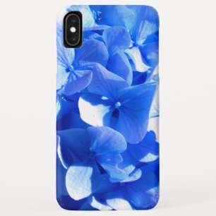Kobaltblauw bloemensierlijke blauwe hortensia's iPhone XS max hoesje