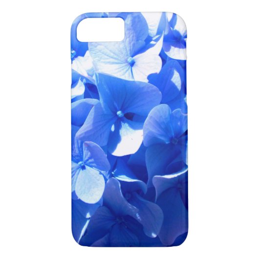 Kobaltblauw bloemensierlijke blauwe hortensia's Case-Mate iPhone case (Achterkant)
