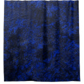 Kobaltblauw Douchegordijn (Voorkant)