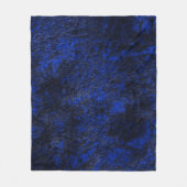 Kobaltblauw Fleece Deken (Voorkant)