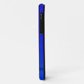 Kobaltblauw monogram Case-Mate iPhone case (Achterkant/links)