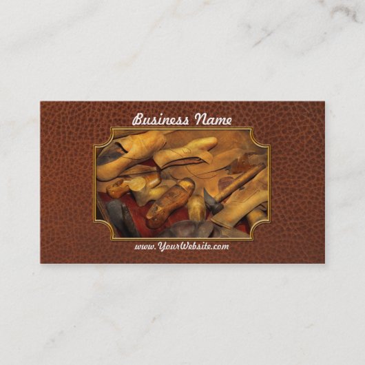 Kobbler - gereedschap van de kobbel visitekaartje (Voorkant)