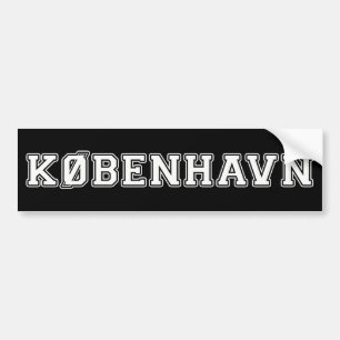 Kobenhavn Danmark Bumpersticker