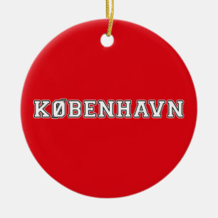 Kobenhavn Danmark Keramisch Ornament