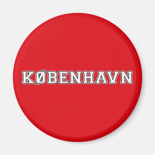 Kobenhavn Danmark Magneet (Voorkant)