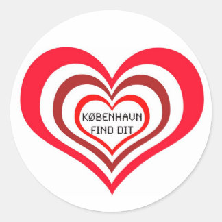 København Vind dit ♥ Sticker één