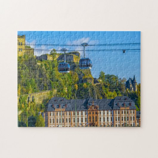 Koblenz City Duitsland. Legpuzzel (Horizontaal)