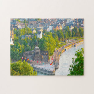 Koblenz City Duitsland. Legpuzzel