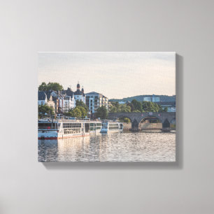 Koblenz Duitsland Canvas Afdruk