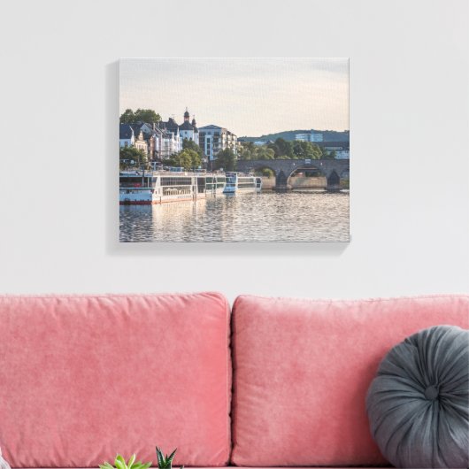 Koblenz Duitsland Canvas Afdruk (Insitu (Woonkamer))