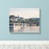 Koblenz Duitsland Canvas Afdruk (Insitu (Houten vloer))