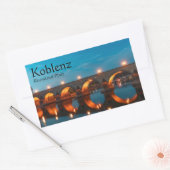 Koblenz Duitsland Rechthoekige Sticker (Envelop)