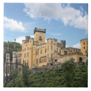 Koblenz, Duitsland, Stolzenfels Castle, Schloss Tegeltje