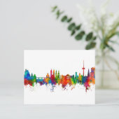Koblenz Germany Skyline Briefkaart (Staand voorkant)