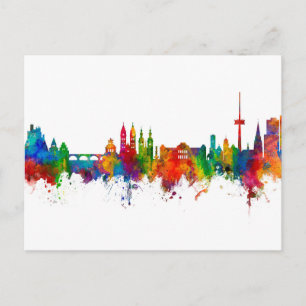 Koblenz Germany Skyline Briefkaart