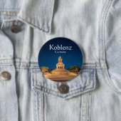 Koblenz Germany Souvenir Ronde Button 7,6 Cm (In situ)