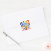 kobo vierkante sticker (Envelop)