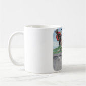 Kobold Kick Scooter Tricks Imaginaire Art Café Mug (Gauche)