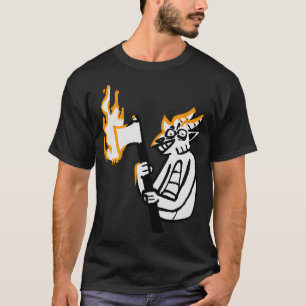 Kobold met een bijl t-shirt