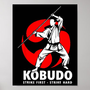 Kobudo Martial Arts Wapen Trainings Dojo  Poster