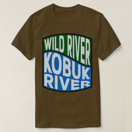 Kobuk River Wild River Wave T-shirt (Design voorkant)