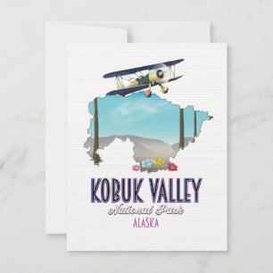 Kobuk Valley Alaska nationaal park kaart