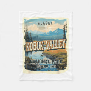 Kobuk Valley National Park Alaska Wandelen Kampere Fleece Deken