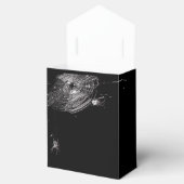 Kobwebben en witte spinnen bedankdoosjes (Geopend)