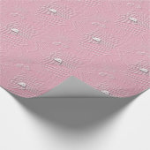 Kobwebben en witte spinnen cadeaupapier (Hoek)