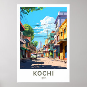 Kochi India Reisprint Poster
