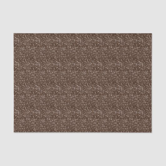 KOCOLAAT BROWN SEQUINS-WEEFSUE WRAPPPAPIER TISSUEPAPIER (Voorkant)