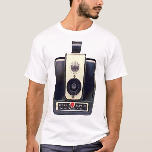 Kodak brownie-camera t-shirt (Voorkant)