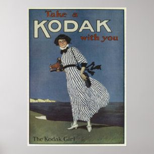 Kodak Girl  Engels Adverteren Poster