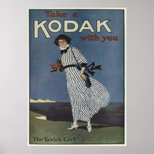 Kodak Girl  Engels Adverteren Poster (Voorkant)