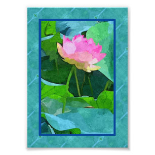 KODAK Print - Roze Lotus Abstract Foto Afdruk