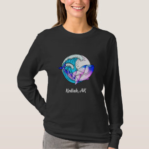 Kodiak Ak Japanse schilder Geometric Orca Killer W T-shirt