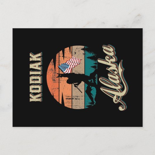 Kodiak Alaska Briefkaart (Voorkant)