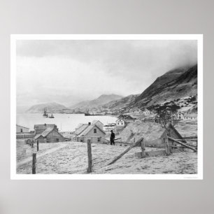 Kodiak, Alaska Panorama 1909 Poster