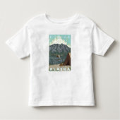 Kodiak, AlaskaBush Plane Vist Kinder Shirts (Voorkant)