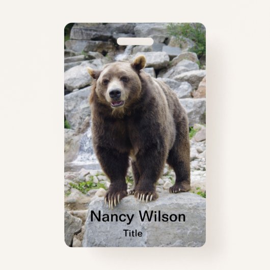 Kodiak-Beer Badge (Voorkant)