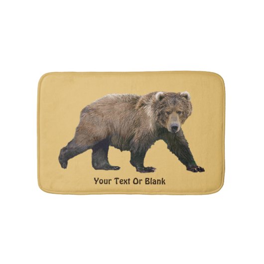 Kodiak-Beer Badmat (Voorkant)