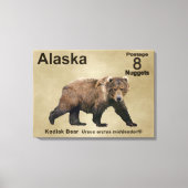 Kodiak-Beer Canvas Afdruk (Voorkant)