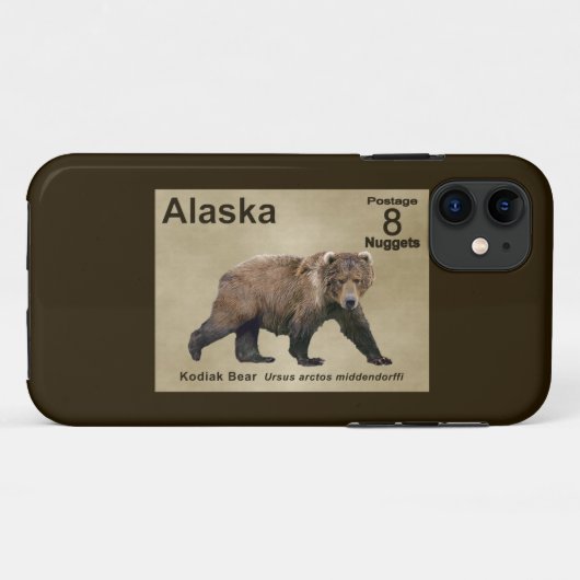 Kodiak-Beer Case-Mate iPhone Case (Achterkant (horizontaal))