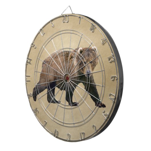 Kodiak-Beer Dartbord (Voorkant Rechts)