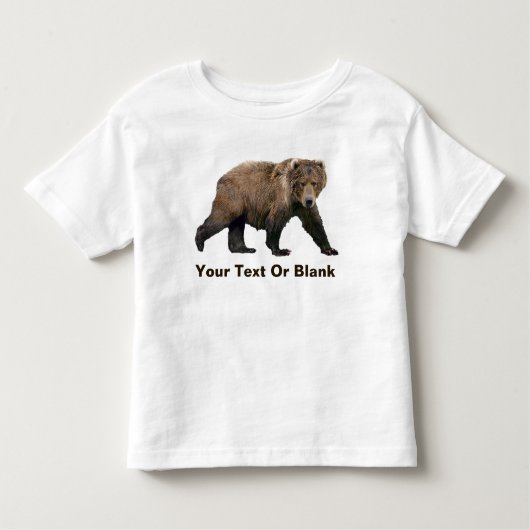 Kodiak-Beer Kinder Shirts (Voorkant)