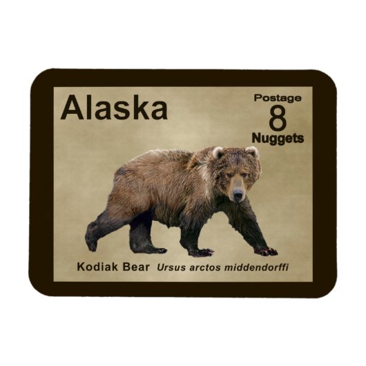 Kodiak-Beer Magneet (Horizontaal)