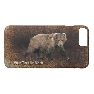 Kodiak Beer on Cariou Fur iPhone 8 Plus / 7 Plus Hoesje