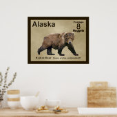 Kodiak-Beer Poster (Keuken)