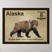 Kodiak-Beer Poster (Voorkant)